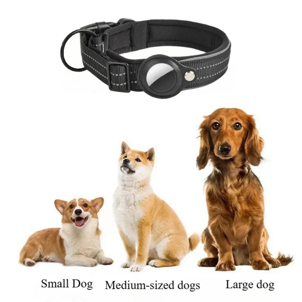 AirTag Dog Collar Reflective Dog Collar