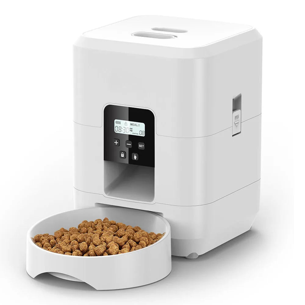 2L Pet Feeder, Smart Food Dispenser for Cats and Dogs, Regular and Quantitative Feeding of Pets, Scientific Feeding Supplies