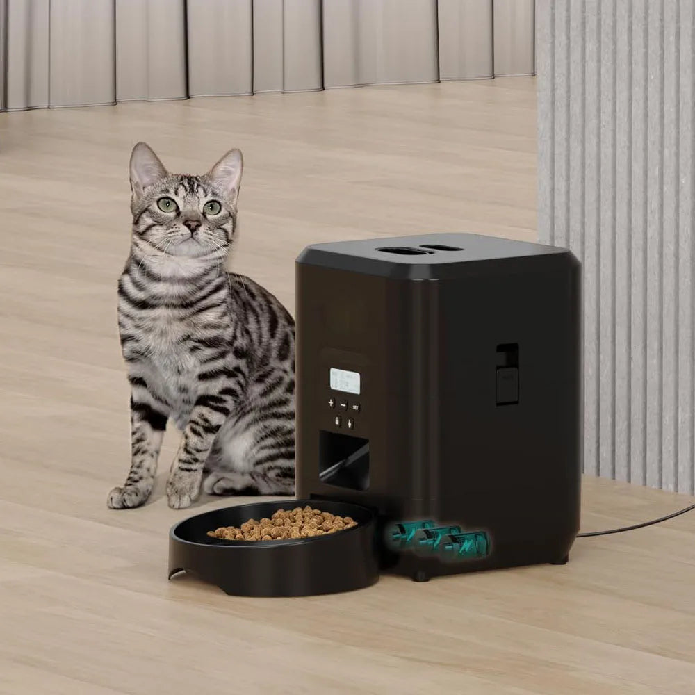 2L Pet Feeder, Smart Food Dispenser for Cats and Dogs, Regular and Quantitative Feeding of Pets, Scientific Feeding Supplies