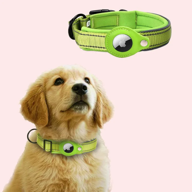 AirTag Dog Collar Reflective Dog Collar