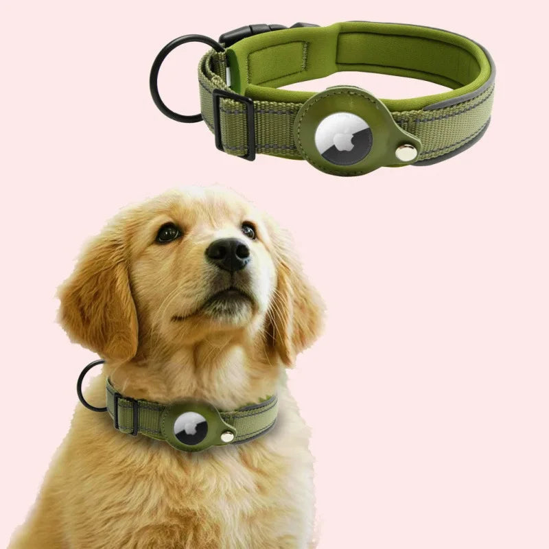 AirTag Dog Collar Reflective Dog Collar