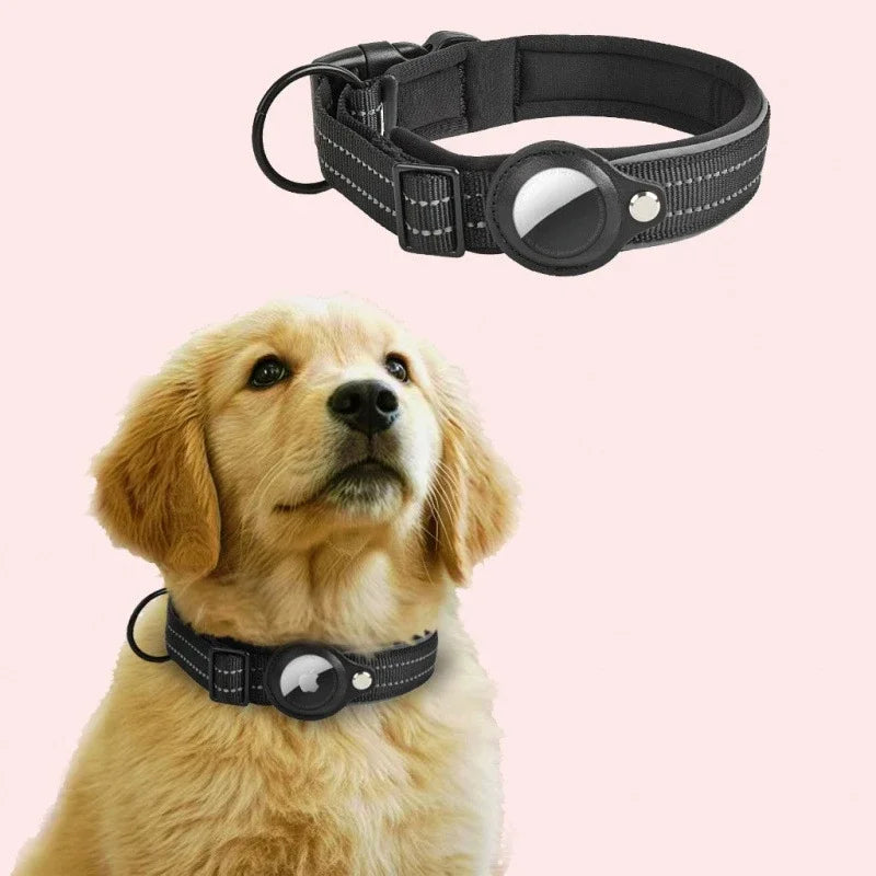 AirTag Dog Collar Reflective Dog Collar