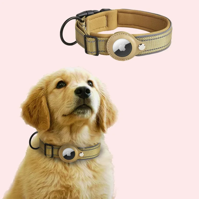 AirTag Dog Collar Reflective Dog Collar