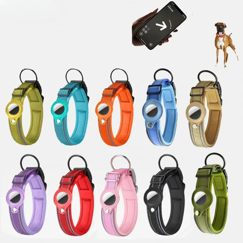 AirTag Dog Collar Reflective Dog Collar